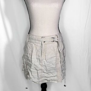 Biscote Cargo Mini Skirt Size 38